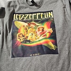 Gildan Gray Led Zeppelin Short Sleeve Tee
